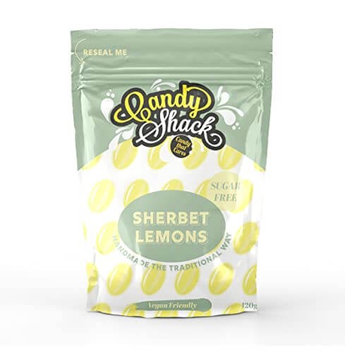 Picture of Candy Shack Sugar Free Sherbet Lemons (120g)